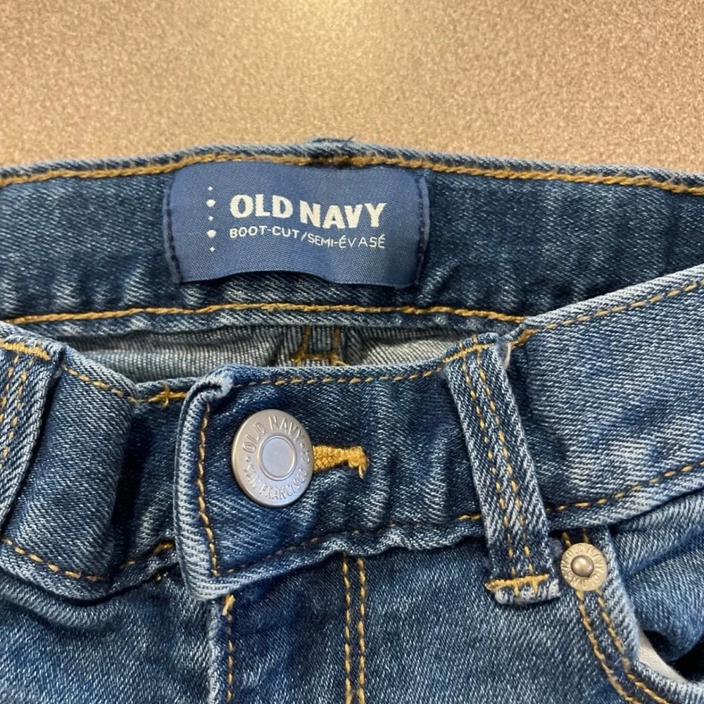 Old Navy girls denim jeans, boot cut size 5